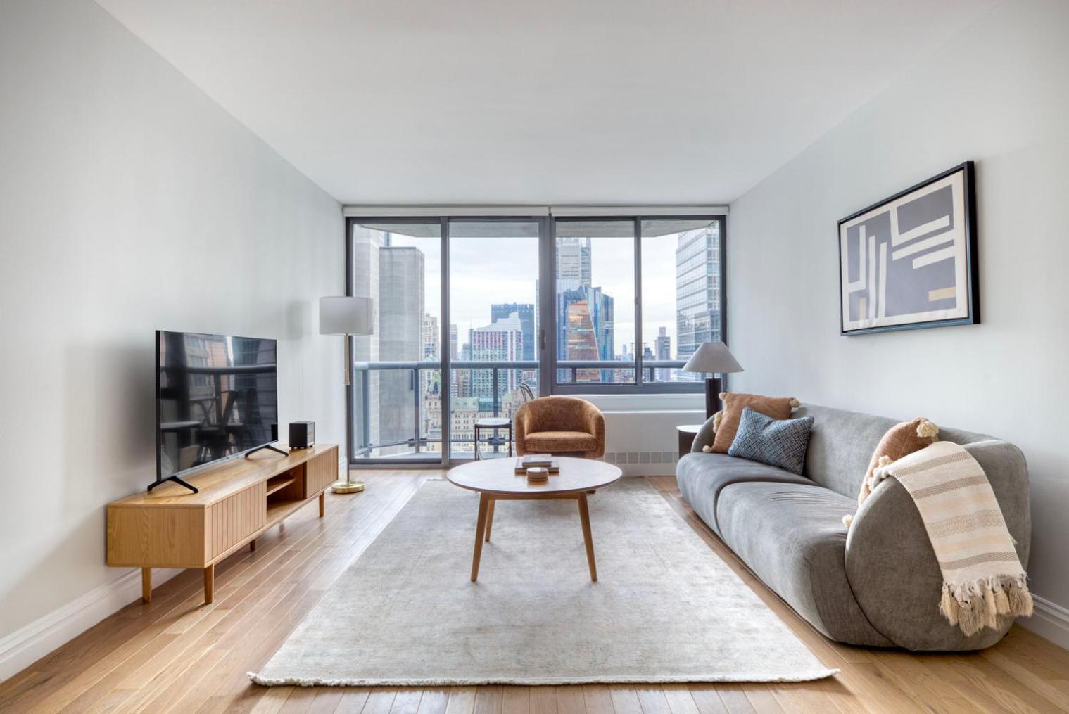 Blueground Midtown Laundry Doorman Nr Shows Nyc-1414 Apartment